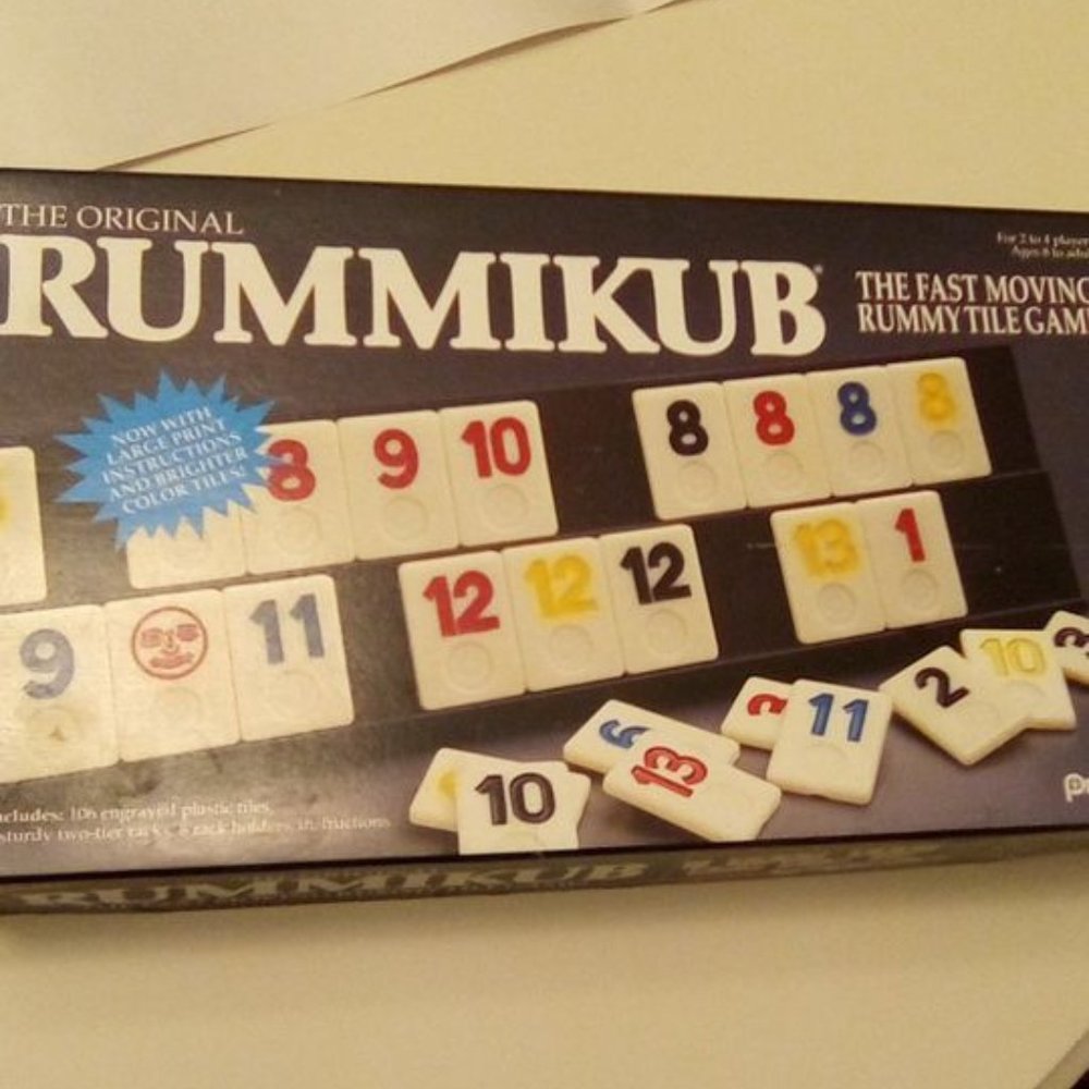 VTG 1990 The Original Rummikub Rummy Tile Board Game Pressman Toy Co. #400